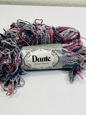 NEW Dante Elegant Nubbly Yarn by Berroco 95g total 65% Rayon 27% Cotton 8% Nylon